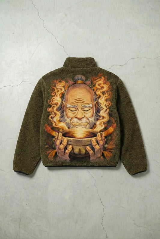 UNCLE IROH SHERPA FLEECE (OLIVE)