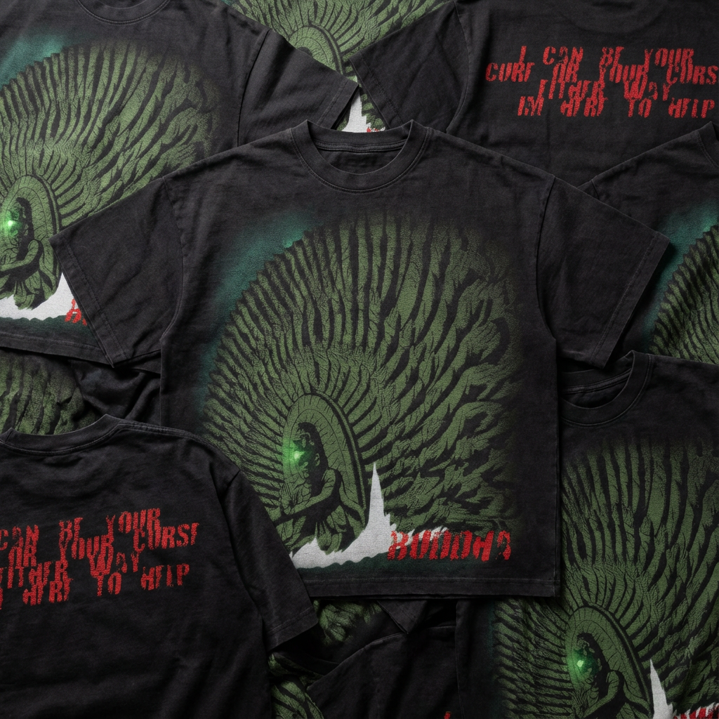 WOOD SAGE TEE (BLACK)