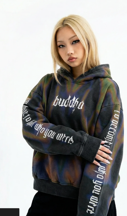 ENLIGHTMENT HOODIE (WASHED BLACK)