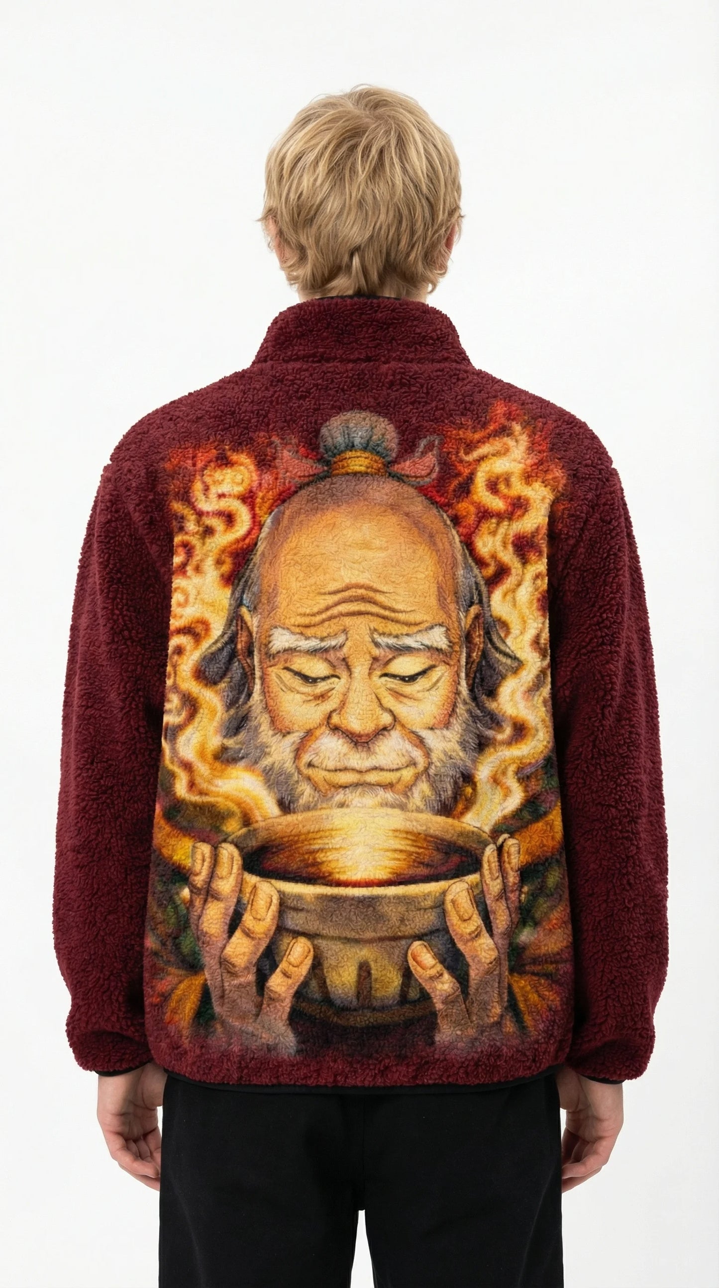 UNCLE IROH SHERPA FLEECE (OXBLOOD)