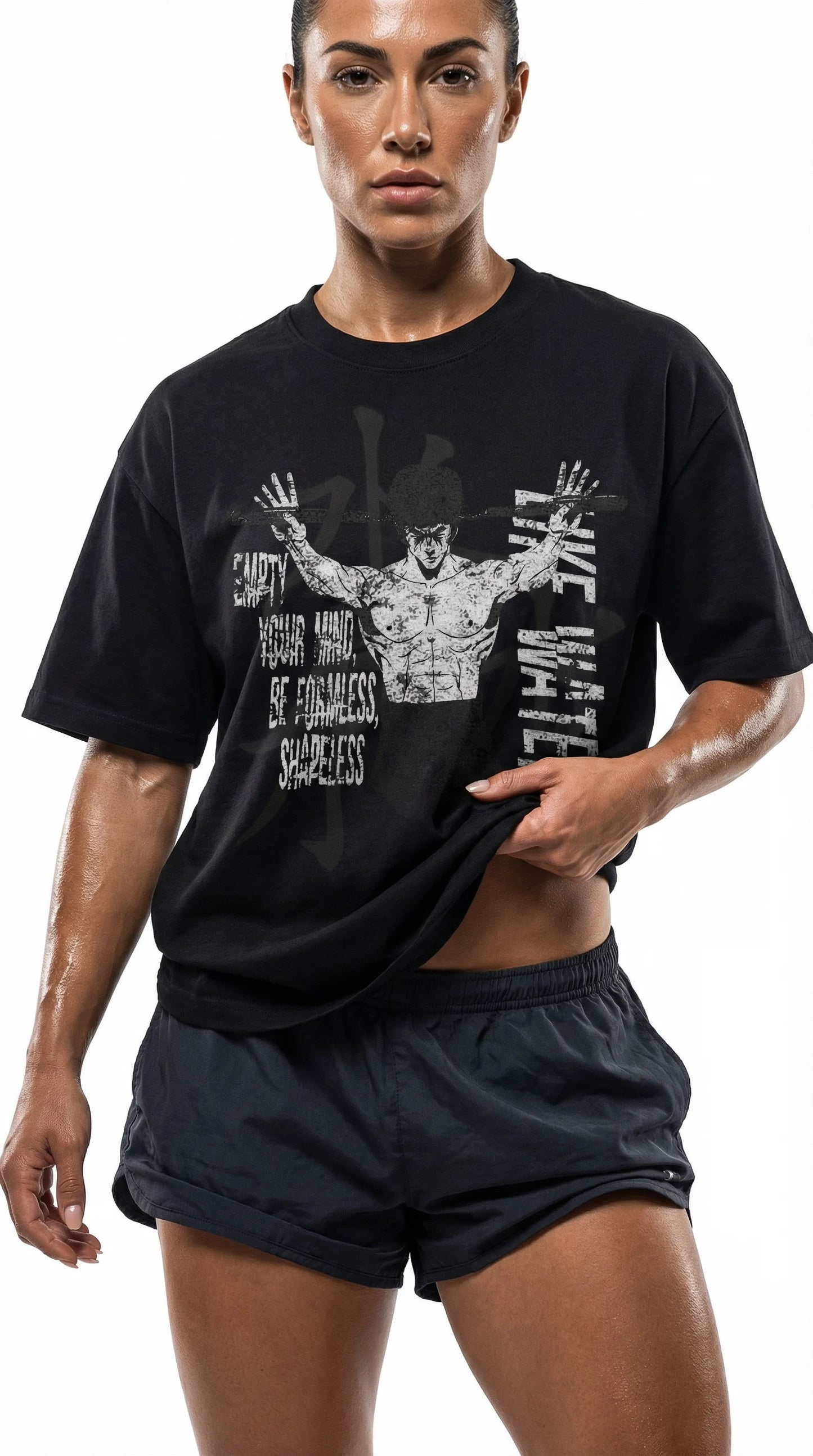 BRUCE LEE TEE (ASHY BLACK)