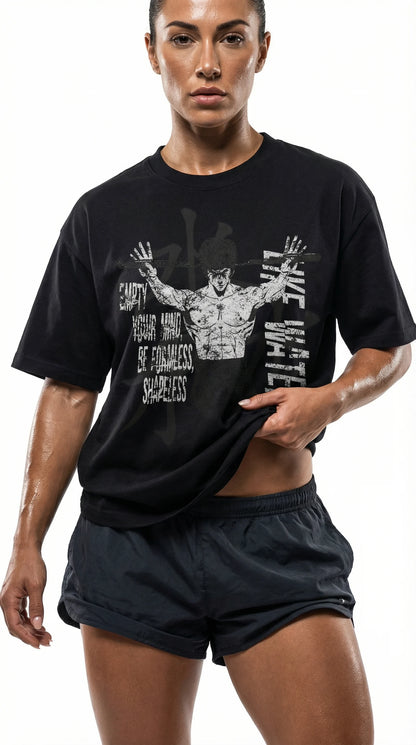 BRUCE LEE TEE (ASHY BLACK)