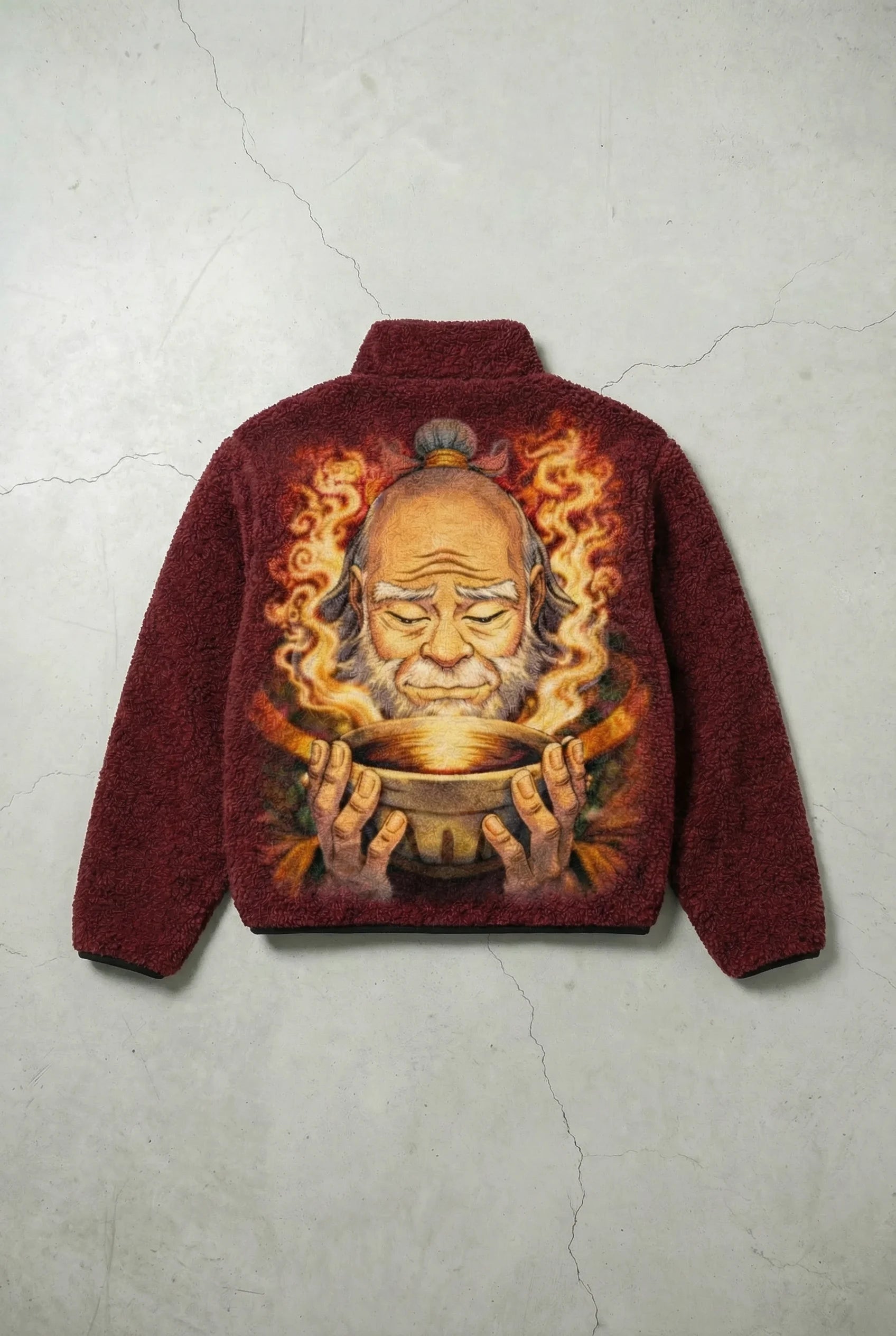 UNCLE IROH SHERPA FLEECE (OXBLOOD)