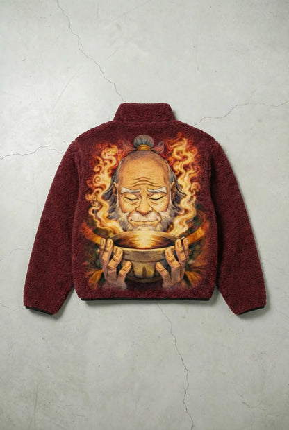 UNCLE IROH SHERPA FLEECE (OXBLOOD)