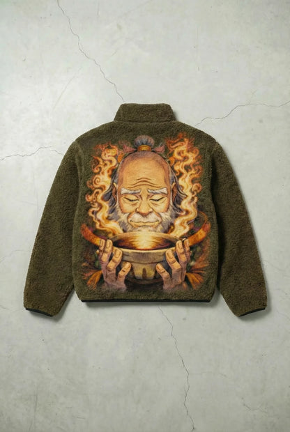 UNCLE IROH SHERPA FLEECE (OLIVE)