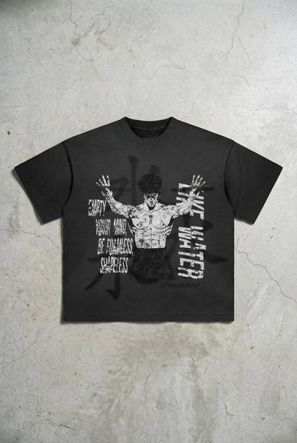 BRUCE LEE TEE (ASHY BLACK)